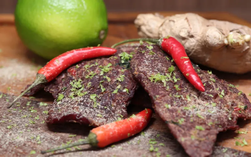 Thaï citronnelle–lime — Bœuf séché